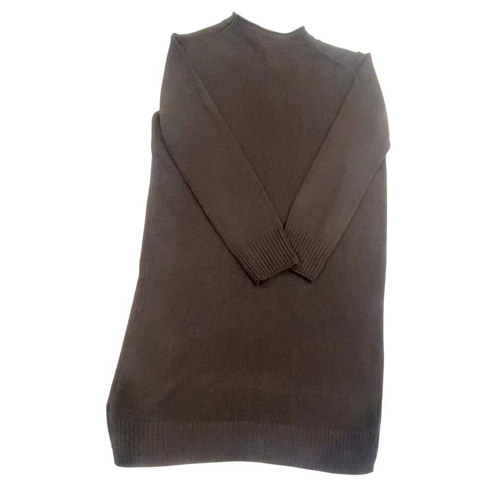Womens Jessica Simpson Brown Knit Sweater Mini Dress Size Small - Picture 3 of 5